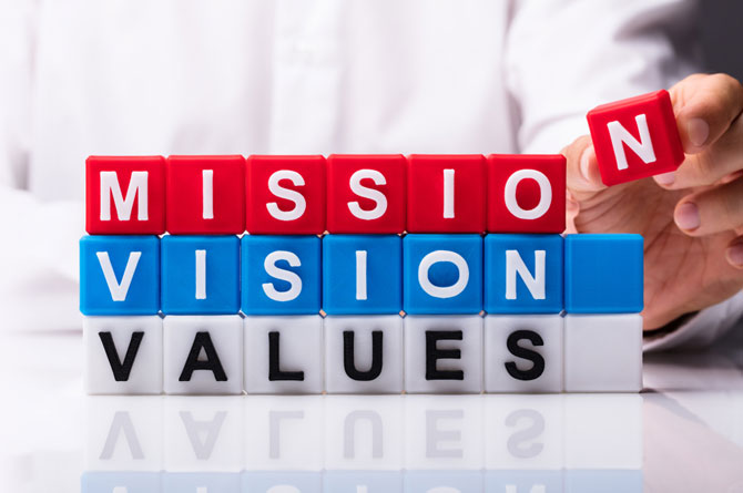 Our Mission Vision Values