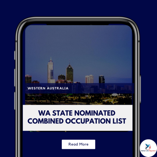 WA State nominated combined occupation list.