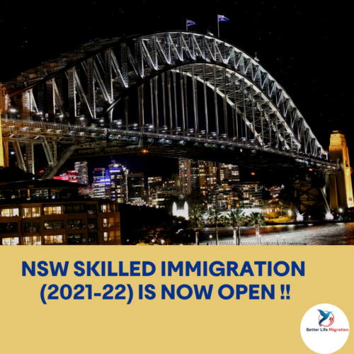 NSW SKILLED IMMIGRATION (2021-22)