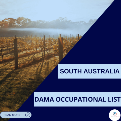 South Australia DAMA Occupational List