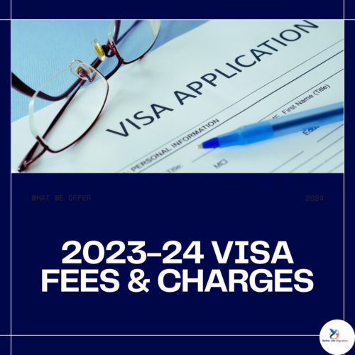 2023-24 Visa Fees & Charges